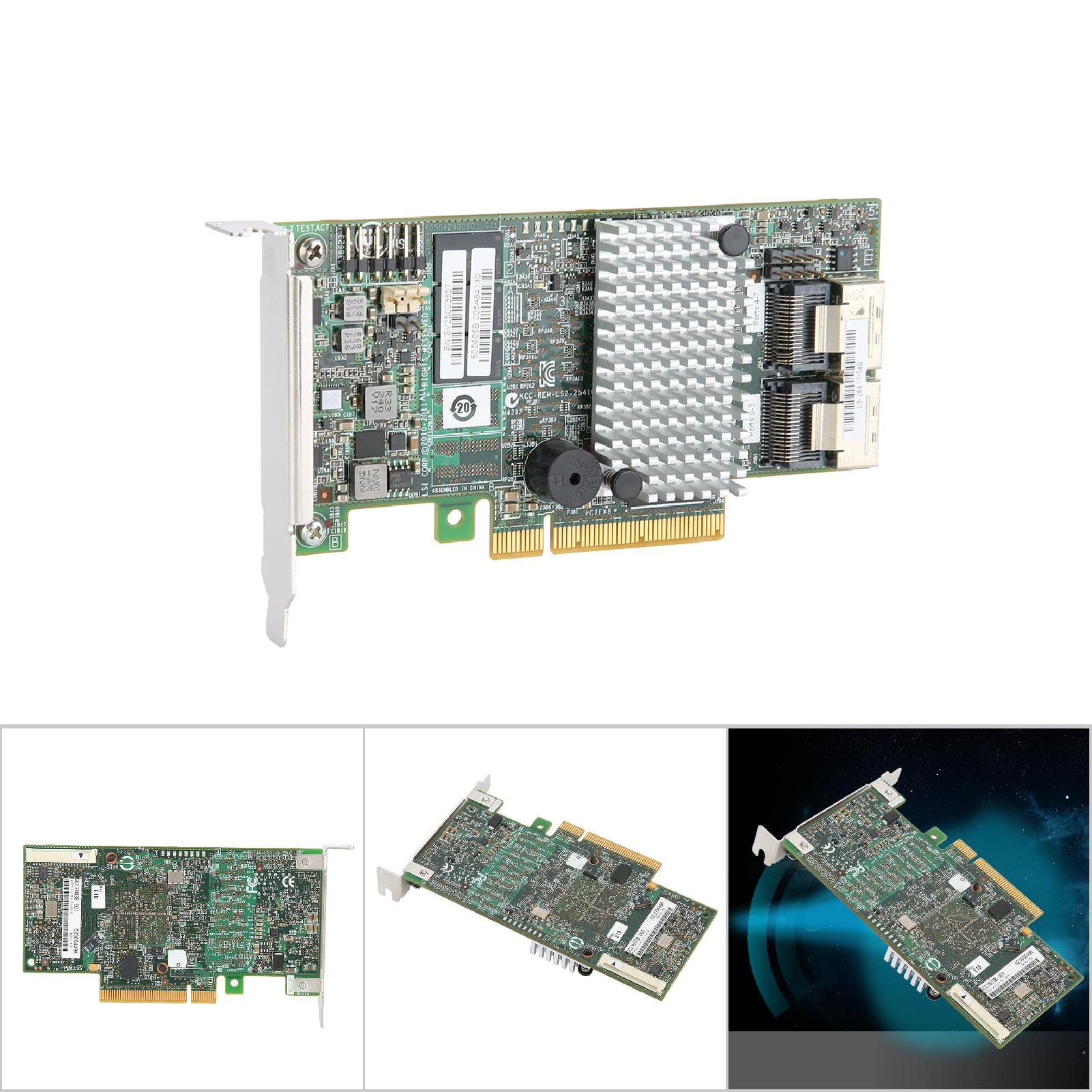 Akozon SAS LSI 9267-8i 2208 6 GB S 512 MB PCI-E 2.0 8 Porte SATA Controller SAS Raid di Espansione RAID0 1 10 Low Baffle