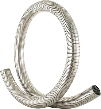 Universal T304 stainless steel Exhaust Flex Pipe Flex Tube-72" 6 Feet Length 2" ID