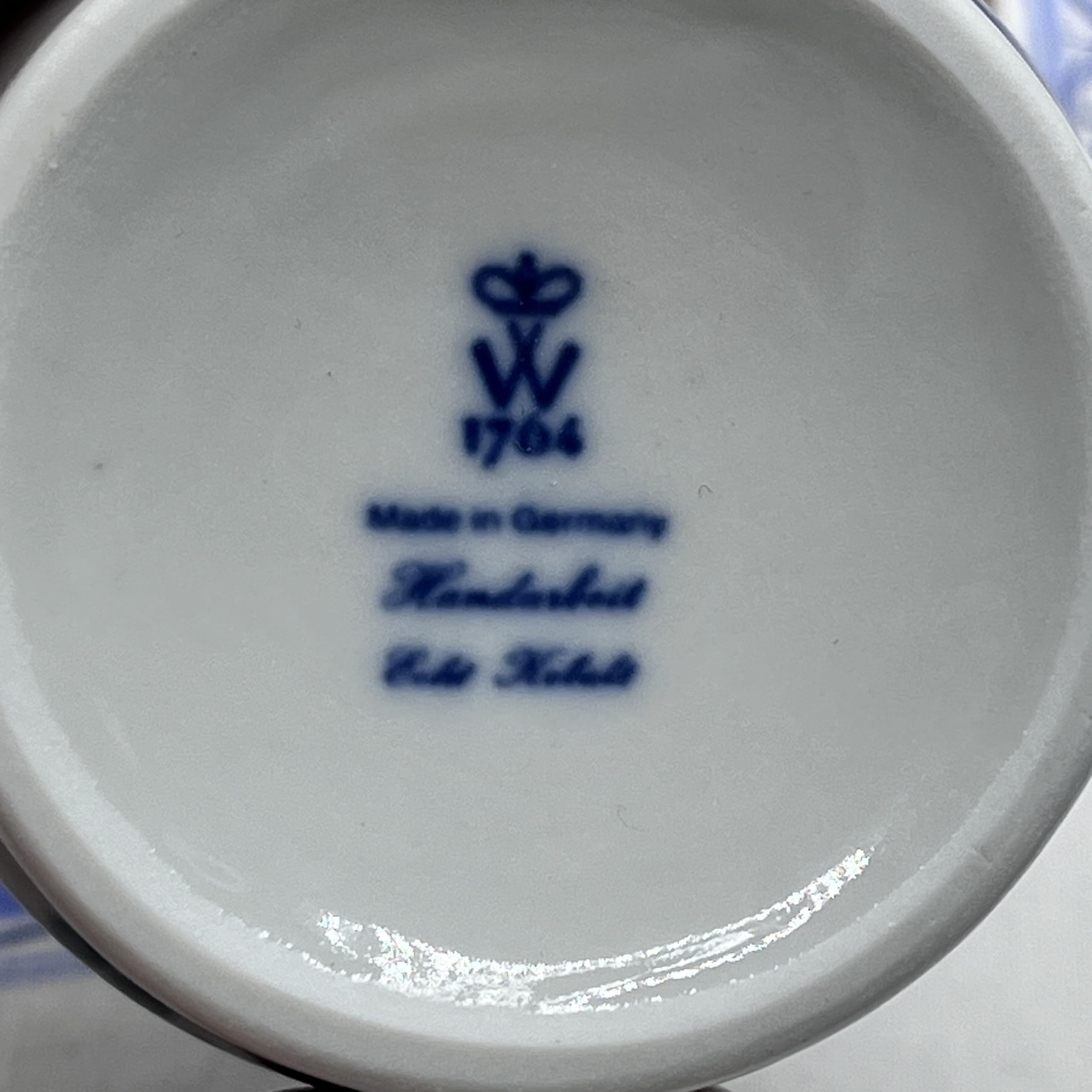 Generisch Antikes Porzellan Gewürzdosen Set 5-teilig Handarbeit Vintage mit Holzdeckel
