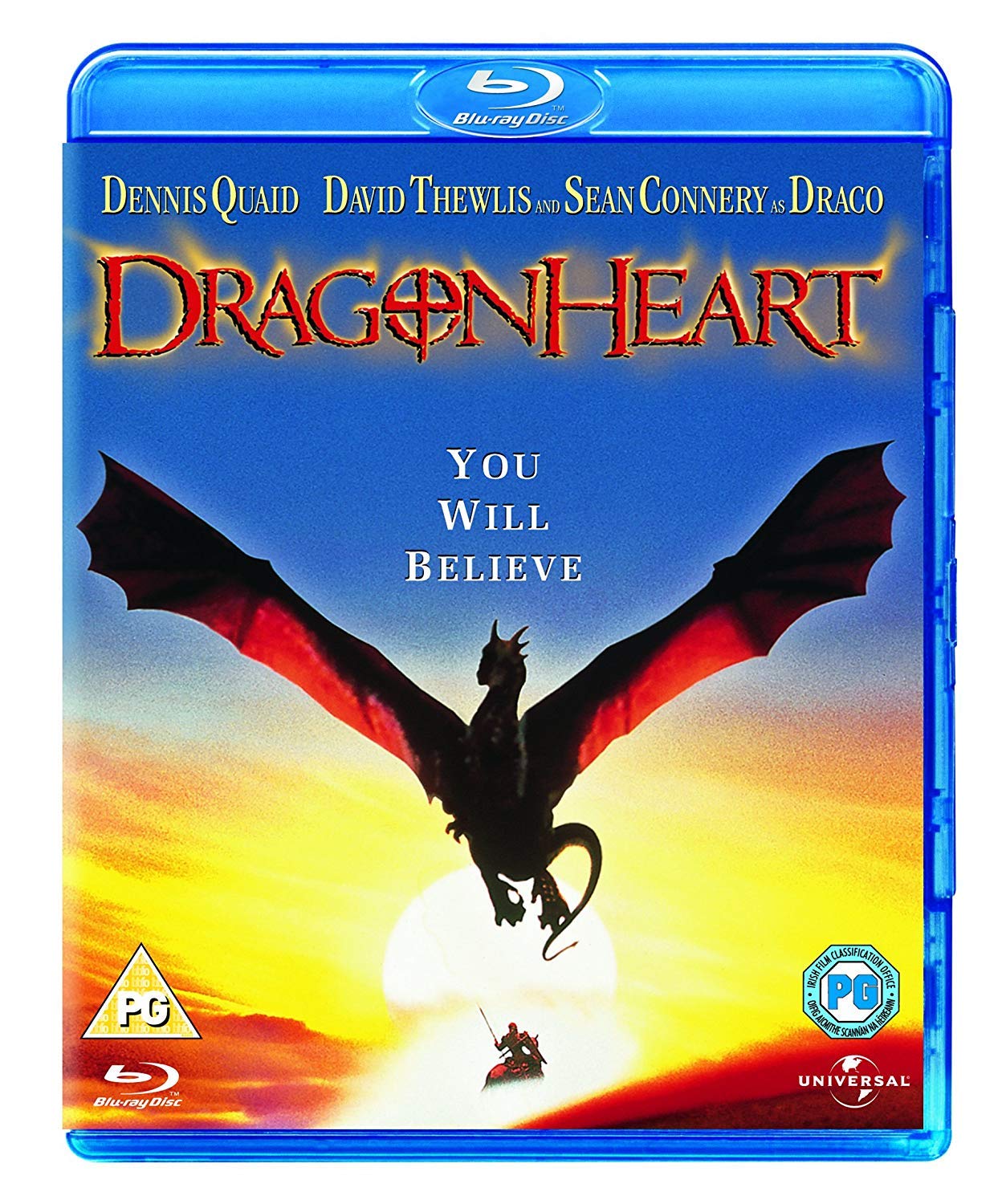 Dragonheart Blu-Ray (2012) Dennis Quaid, Cohen (DIR) cert PG Fast and FREE P & P