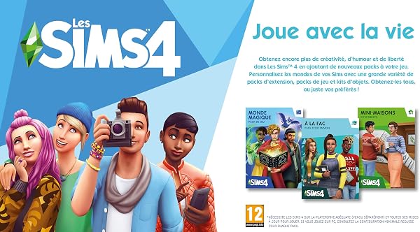 Visiter la boutique Electronic Arts Les Sims 4 Pack d’extension Vie au ranch (EP14) PC/Mac | Téléchargement code EA App - Origin | Jeu Vidéo | Français in use