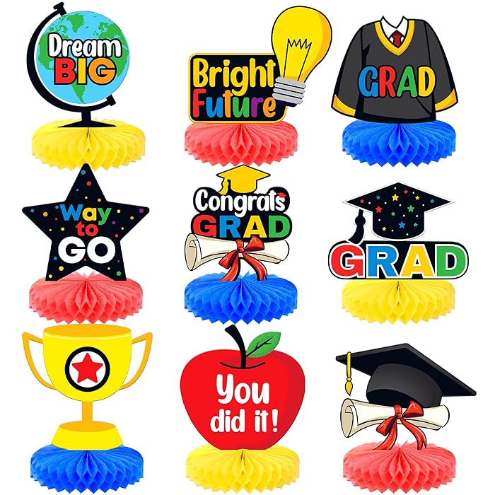 Buy Kindergarten Graduation Centerpieces Pack of 9