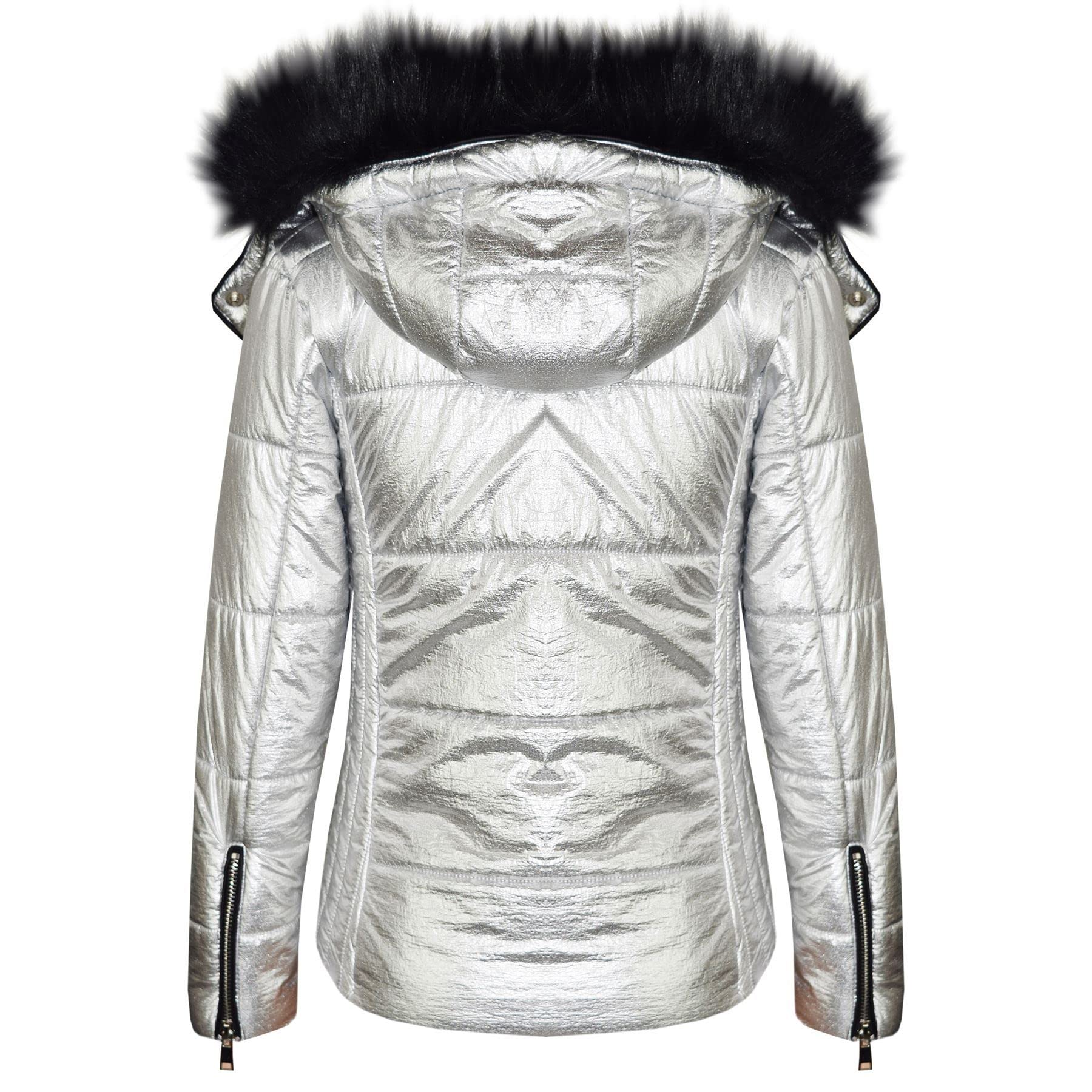 A2Z 4 Kids Chicas Chaqueta Niños Moda Cropped Acolchado Puffer Burbuja Cuello Piel Acolchado Caliente Grueso Abrigo Chaquetas Nueva Etá 3 4 5 6 7 8 9 10 11 12 13 Años