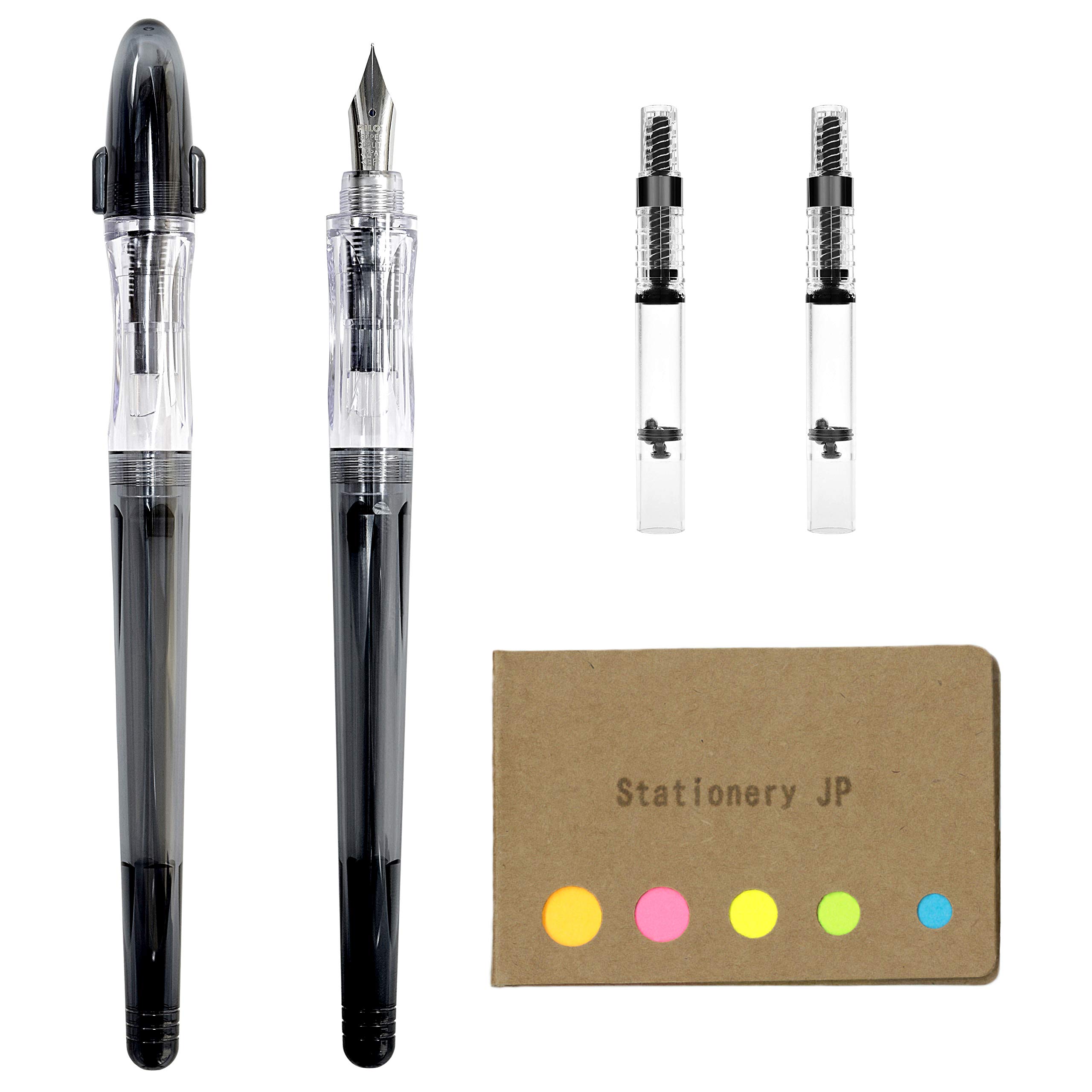 Buy Pilot Fountain Pen with Ergo Grip, Extra Fine Nib, Clear Black Body