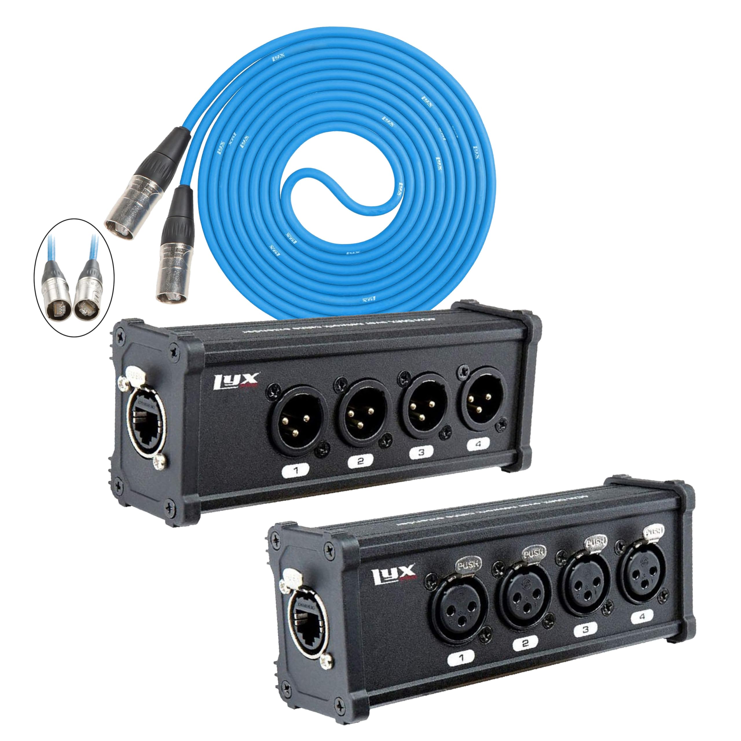 Amazon.com: LyxPro 4 Channel 3 Pin Multi Network XLR Cable