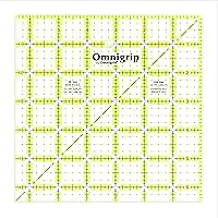 Vista 1 de Omnigrip Regla antideslizante cuadrada de 16,5 cm x 16,5 cm para bordado de Omnigrid