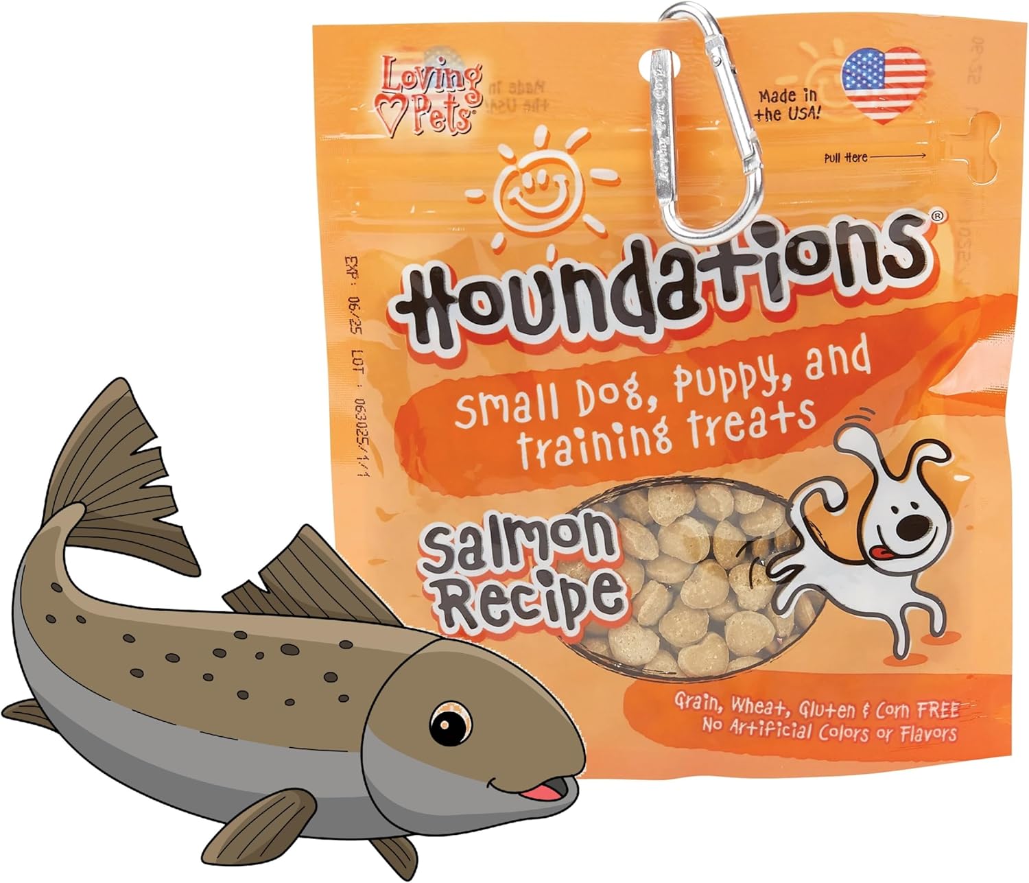 Heart Shaped Small Dog Puppy 4 oz. Training Treats Beef Chicken Salmon Lamb or Duck (Full Set - All 5 Flavors)