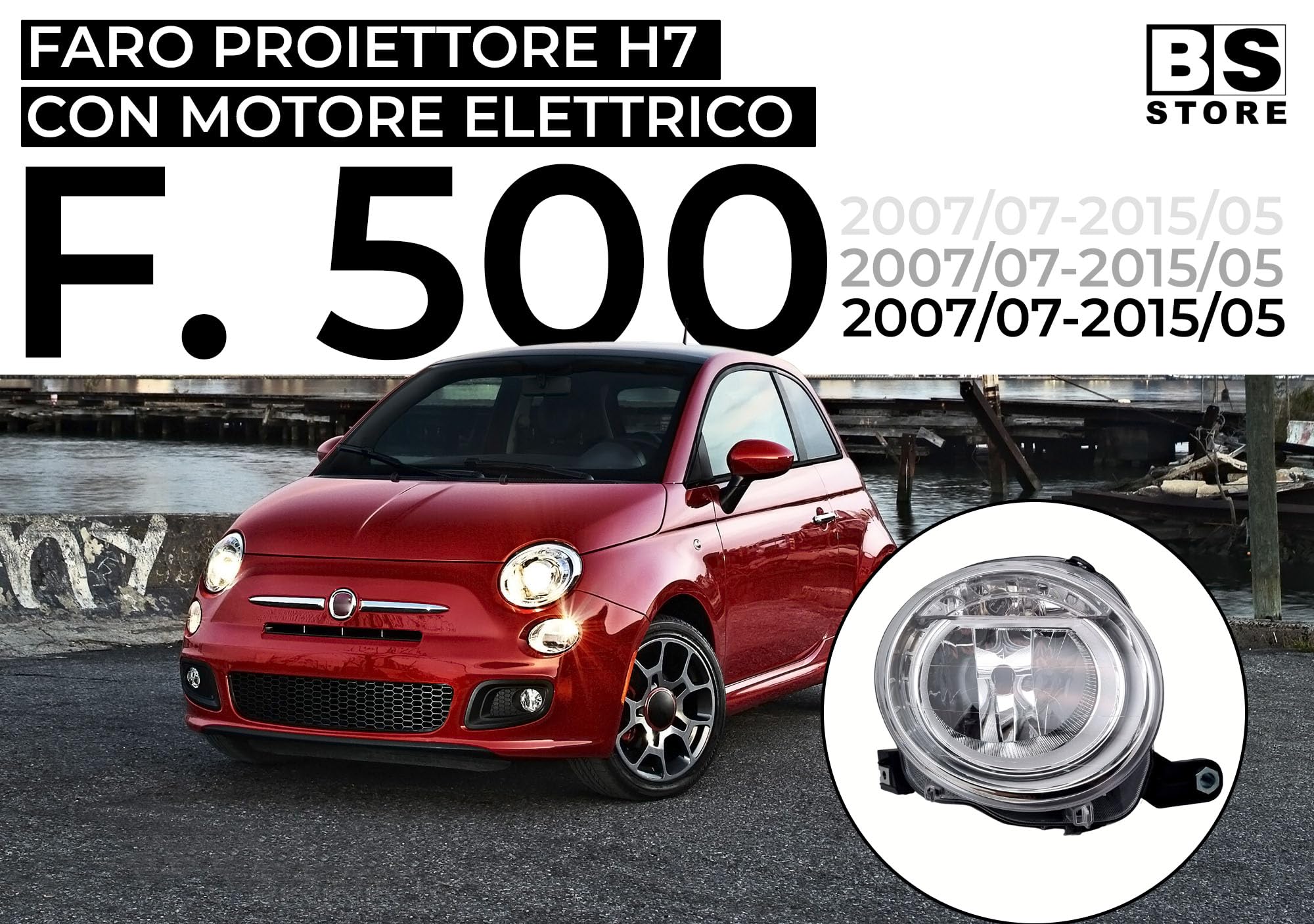 FARO PROIETTORE ANT SINISTRO BI-XENON A LED - SX - BMW SERIE 1 (F20-F21) 12>15 8051738013185