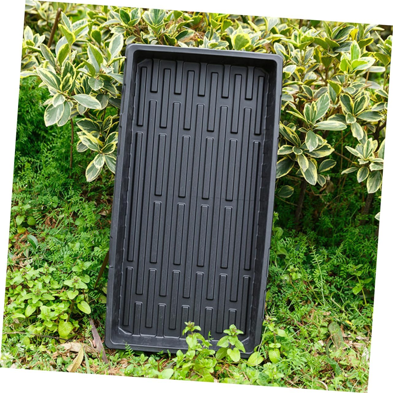 Toyvian 3Pcs Thick Seedling Trays for Plant Germination Durable Gardening Starter Trays for Greenhouse and Vegetable Planting Thick Convenient for Starting