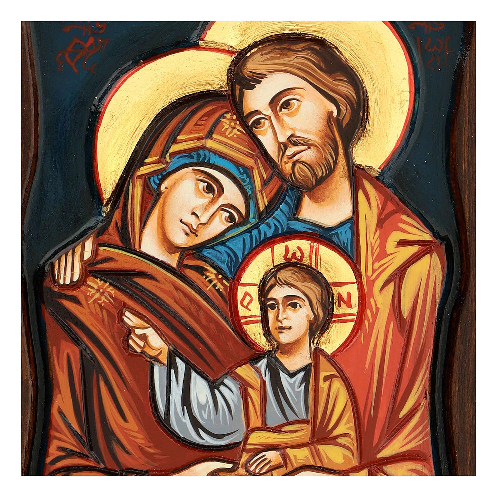 Holyart Ikony Rumunia malowane: Ikona Świętej Rodziny z Rumunii