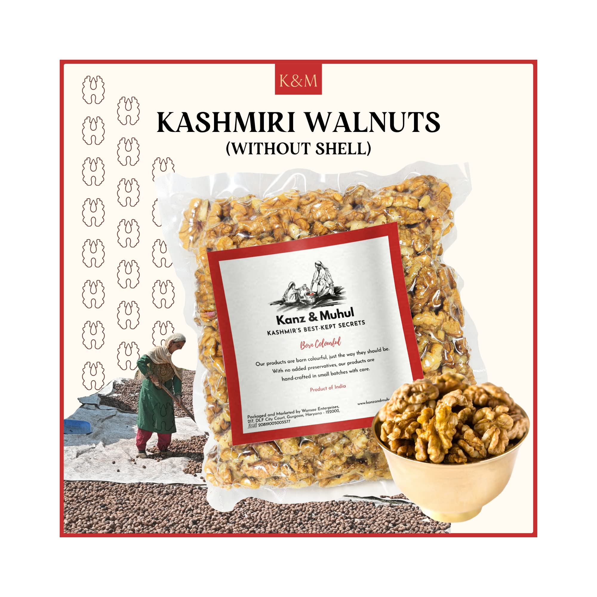 See full amazon price history chart for Kanz & Muhul Kashmiri Walnuts Without Shell Kashmiri Walnut Kernels 450g, Premium Akrot Giri, Rich in Protein & Iron, Low Calorie Nut | 0g Trans Fat & Cholesterol Free - 100% Organic & Natural / Budgam, Kashmir - 450 Grams (1 Pack) Kanz & Muhul Kashmiri Walnuts Without Shell Kashmiri Walnut Kernels 450g, Premium Akrot Giri, Rich in Protein & Iron, Low Calorie Nut | 0g Trans Fat & Cholesterol Free - 100% Organic & Natural / Budgam, Kashmir - 450 Grams (1 Pack) (B09NSHHTPR) Amazon Price History, Amazon Price Tracker