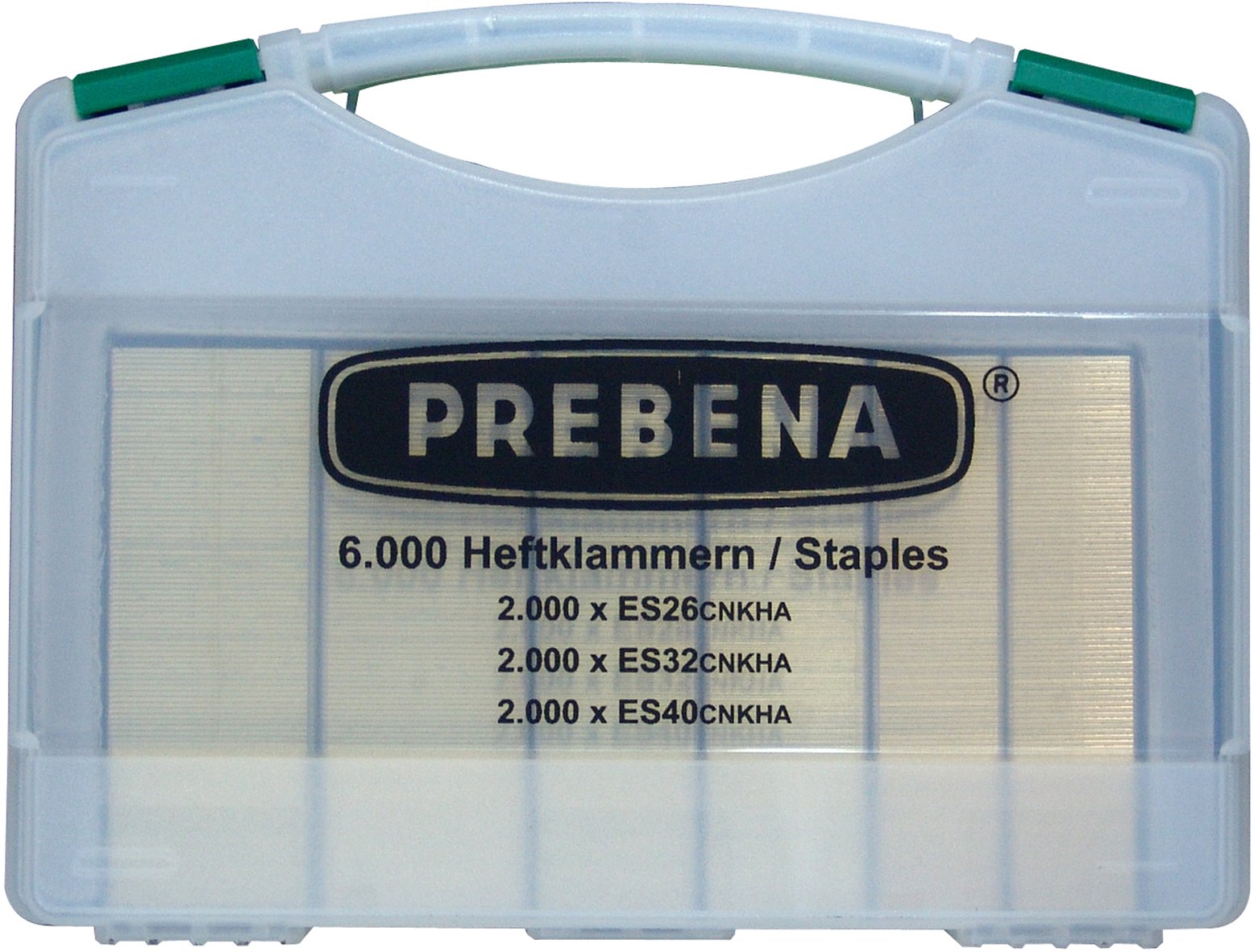 PREBENA Surtido de grapas ES-BOX, resinado