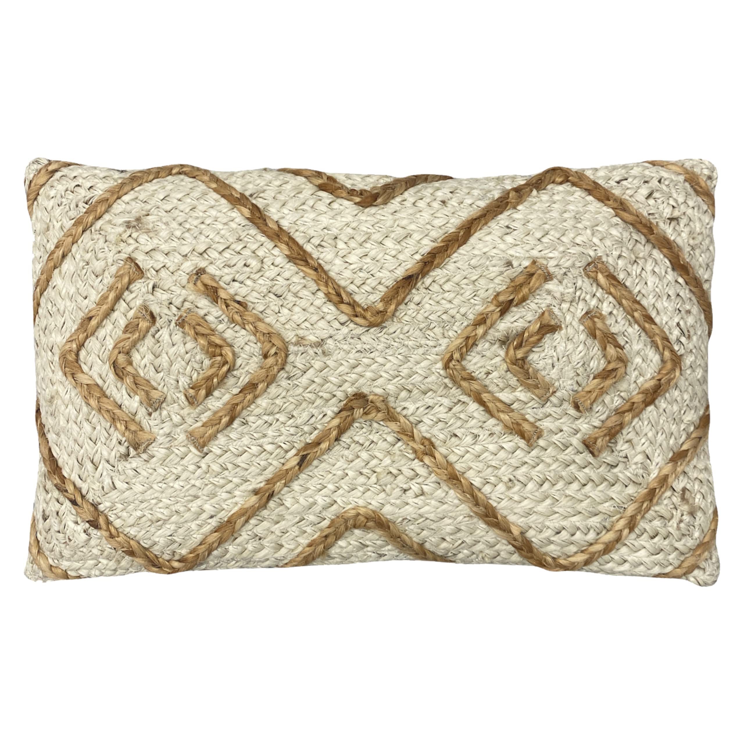 furn. Mynu Feather Filled Cushion, Jute, Natural