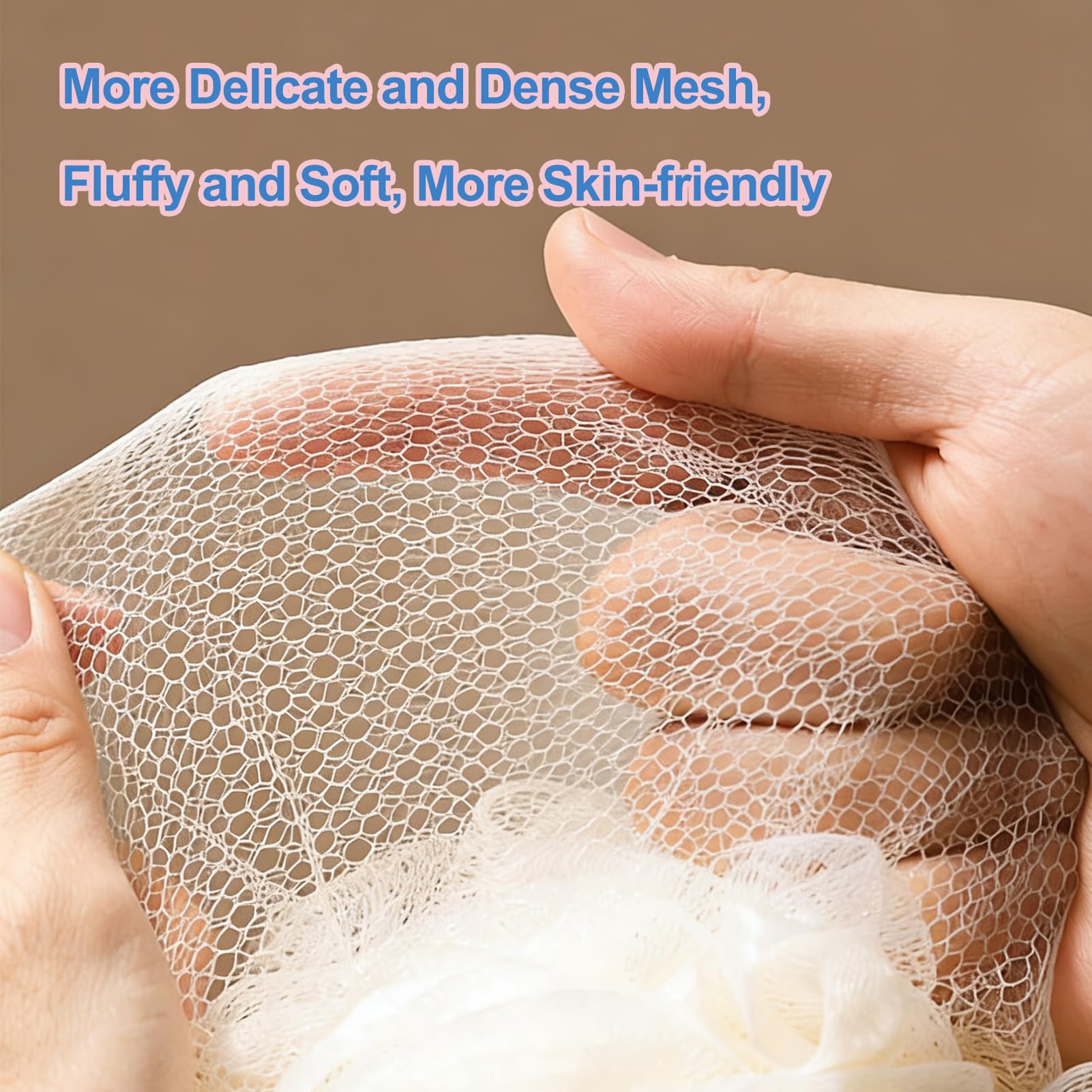 Soft Loofah Sponge - Gentle Exfoliation -3 Soft Loofah Sponge - Gentle Exfoliation -3