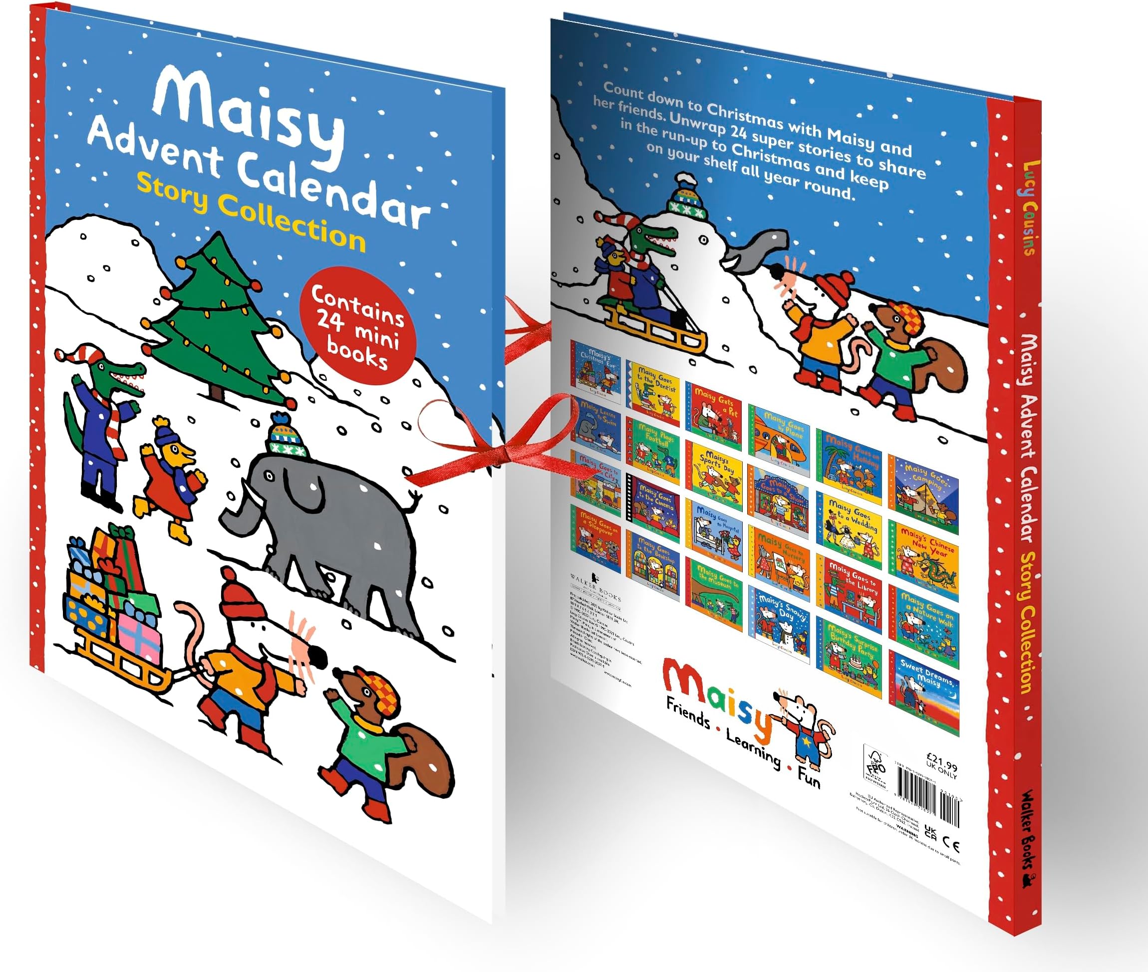 Maisy Advent Calendar Story Collection: Count down to Christmas with 24 mini books – the perfect gift for kids aged 2-6. (Maisy First Experiences)