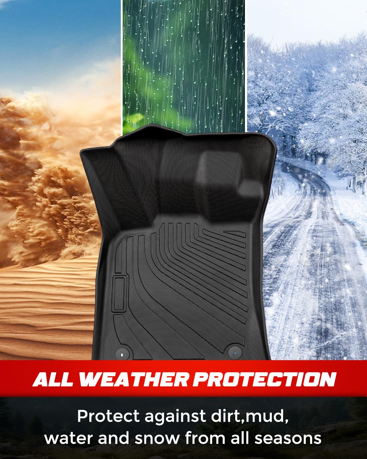 2014-2025 Floor Mats for Porsche Macan All Weather Cargo Liner for Macan S Turbo S Diesel GTS Automotive — view 7