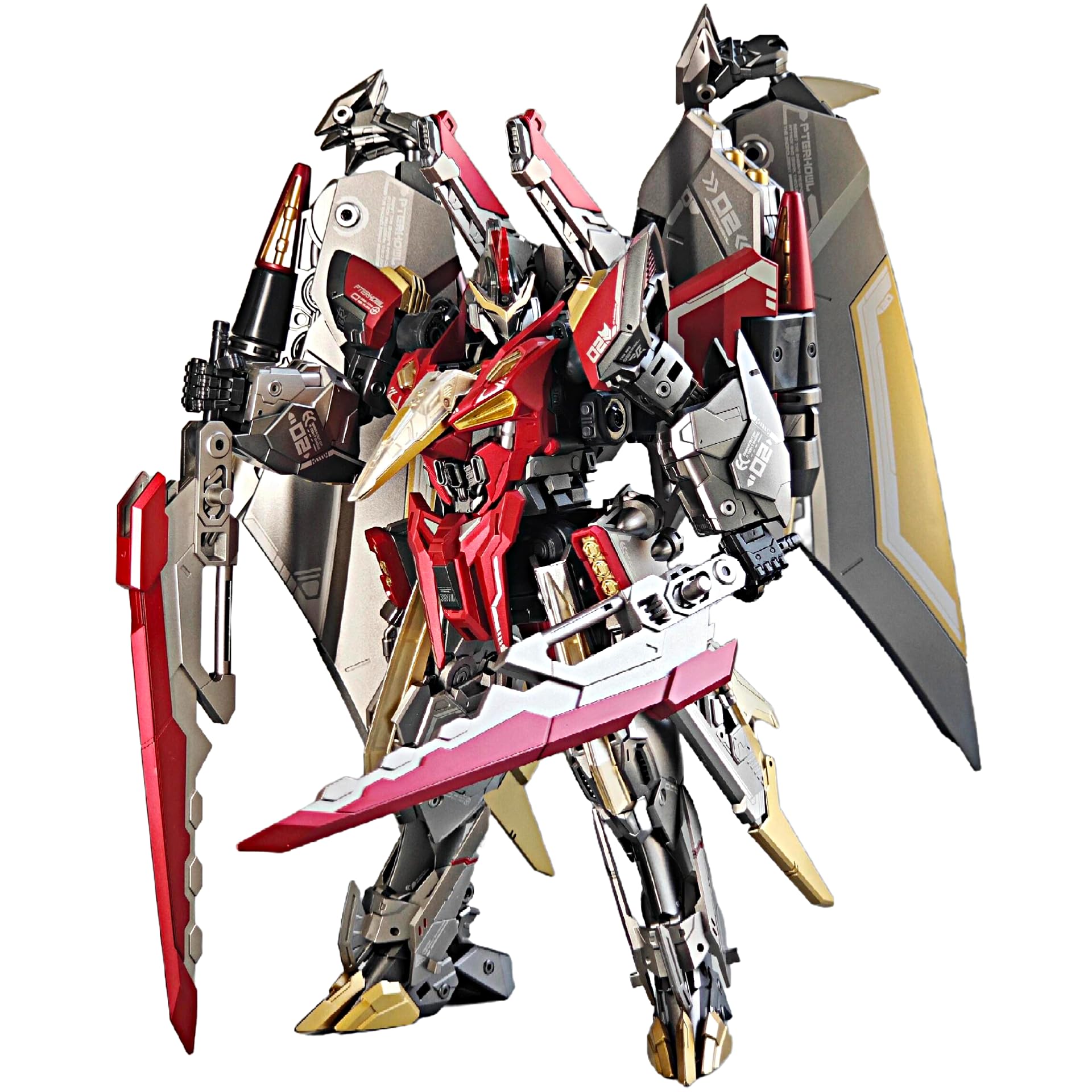 TOYVERSE Cang Toys Trans Age Yinglongwei Sacred Flame Dragon Lord Combined Mech Hero Class Pterhowl TA-HYL002 multi-jointed articulated mecha model 15+