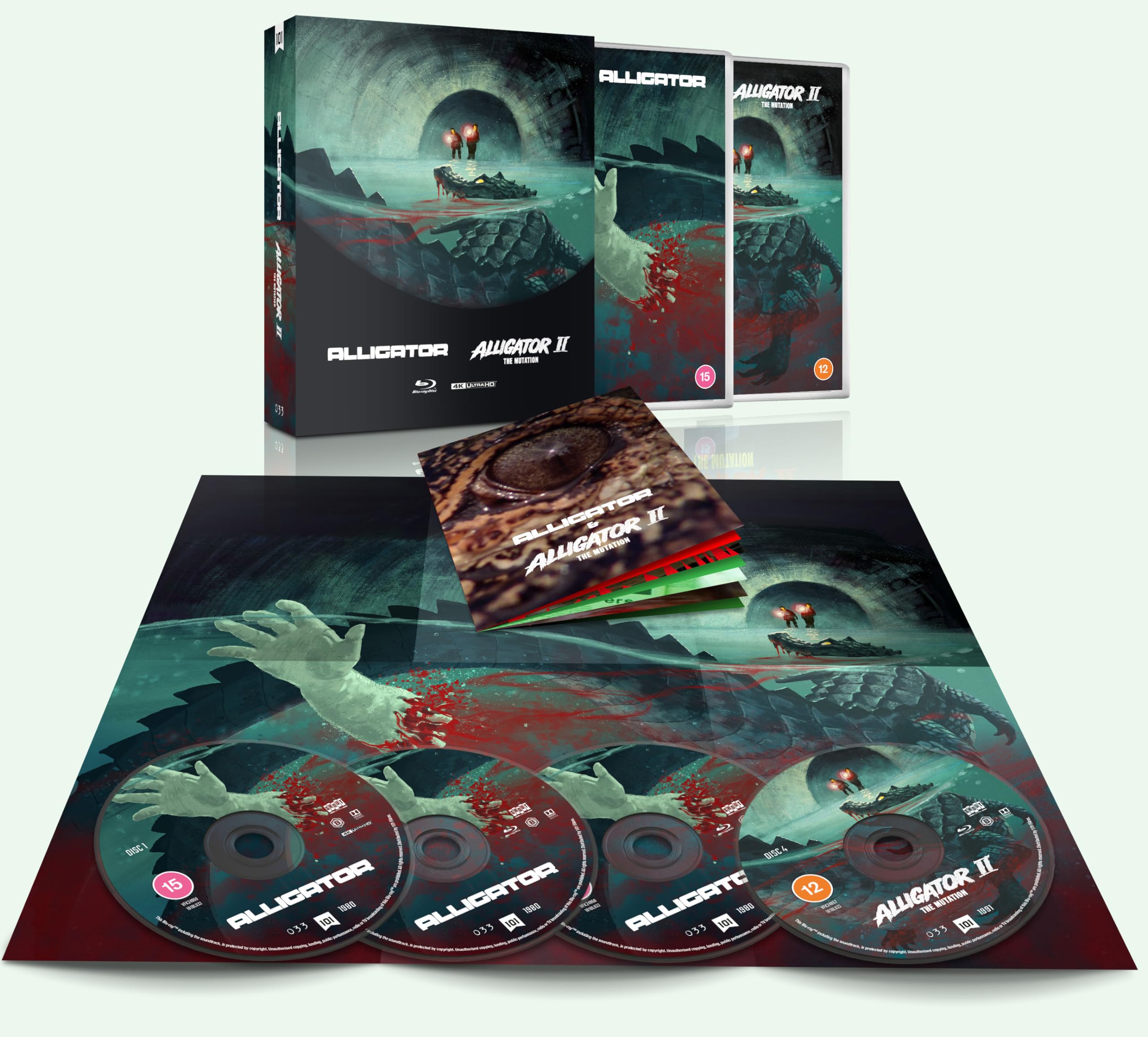 Alligator & Alligator II: The Mutation [Limited Edition] [4K UHD & Blu-ray]