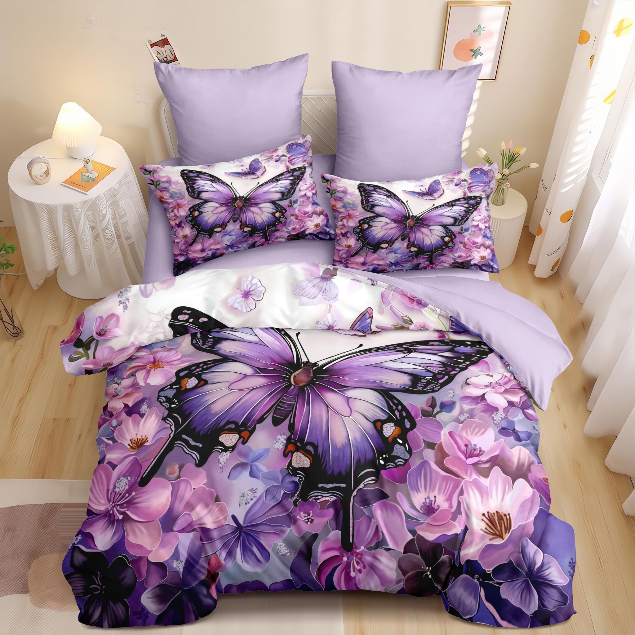 Une Lune Violette Et Dorée Avec Des Points Violets Et Une étoile Sur Le