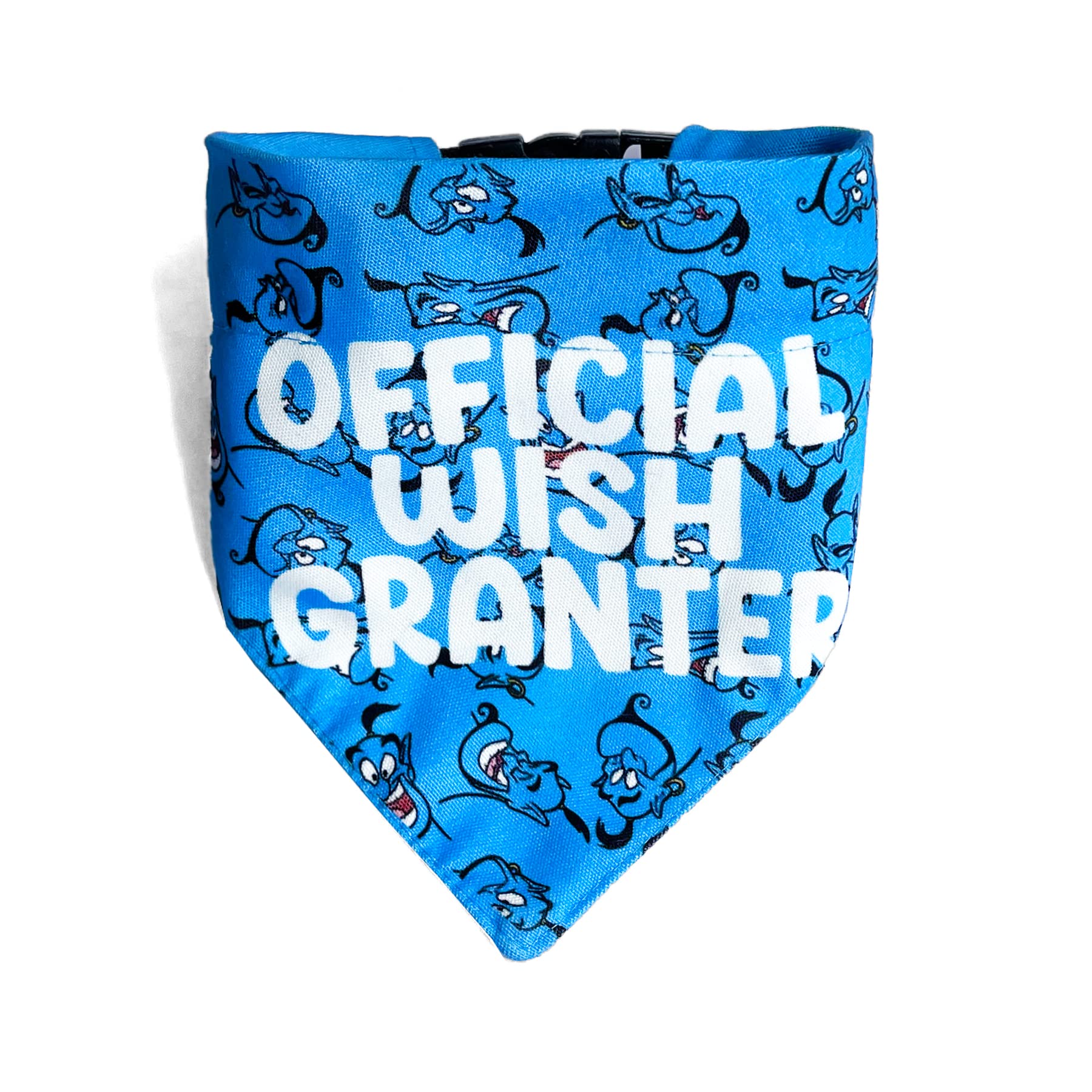 TDIT X Disney Dog Reversible Bandana/Scarf with Adjustable/Removable Dog Collar - Genie/Official Magic Granter (XL) (B0BPBJN4DX) Amazon Price History, Amazon Price Tracker