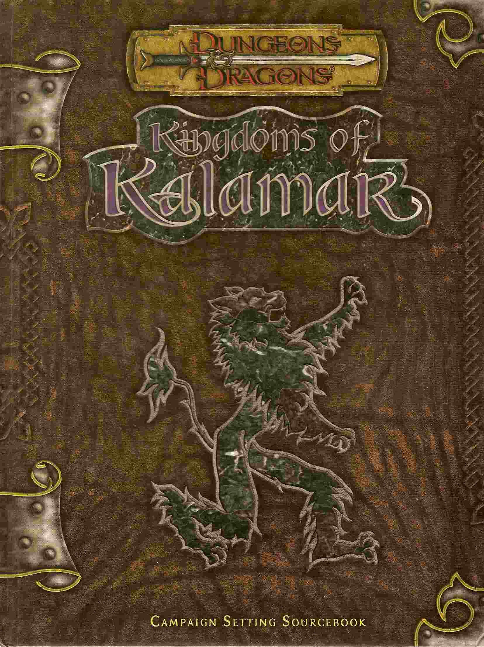Kingdoms of Kalamar: Campaign Setting Sourcebook (Dungeons & Dragons d20 3.0 Fantasy Roleplaying)