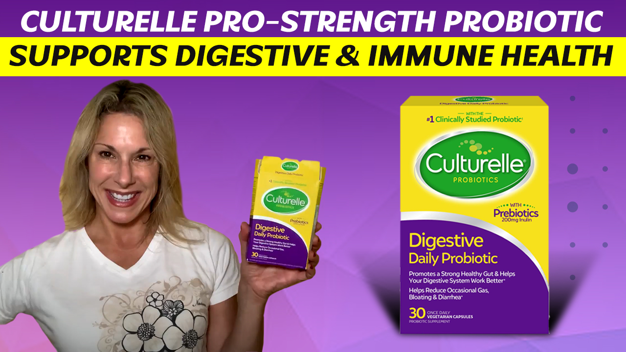 Culturelle Pro Strength Daily Probiotics For Digestive Health (2 Month Supply) with Prebiotics for Women & Men, Supports Occasional Diarrhea, Gas & Bloating, Gluten & Soy Free, 60 Count