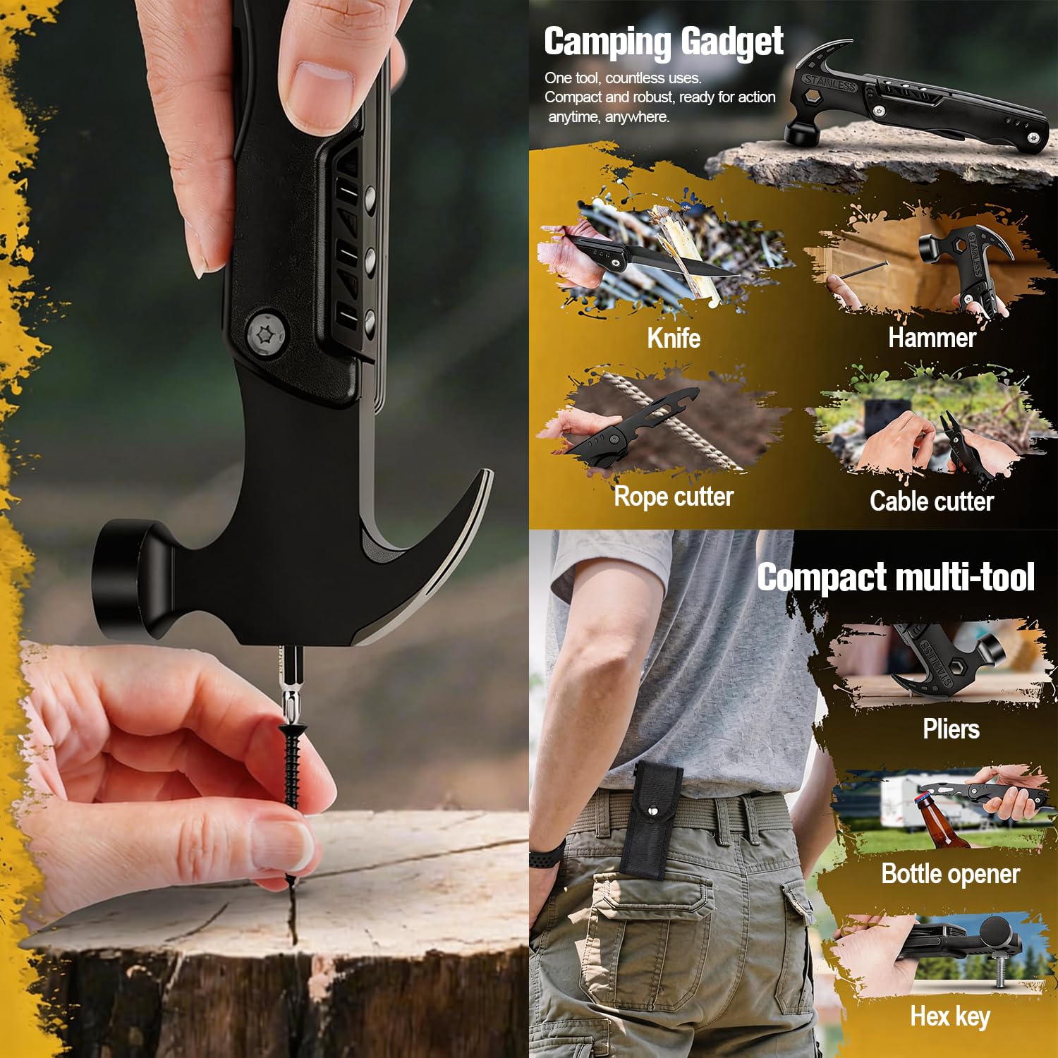 Gemmac Kit Supervivencia, 218 en 1 Portátil Kit Supervivencia 72 Horas Equipada con Filtro Agua Chubasquero Silbato Brujula Luz Camping Multifuncional Survival Kits Camping Aventura Senderismo Regalo