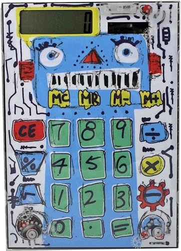 Calculadora Super Thin Big Retro Robot (Basquiat)