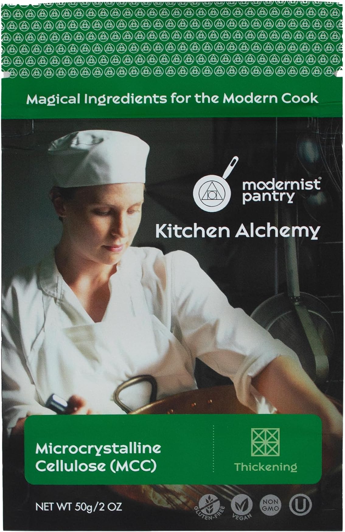 Pure Microcrystalline Cellulose (MCC) Powder ⊘ Non-GMO Gluten-Free Vegan OU Kosher Certified - 50g/2oz