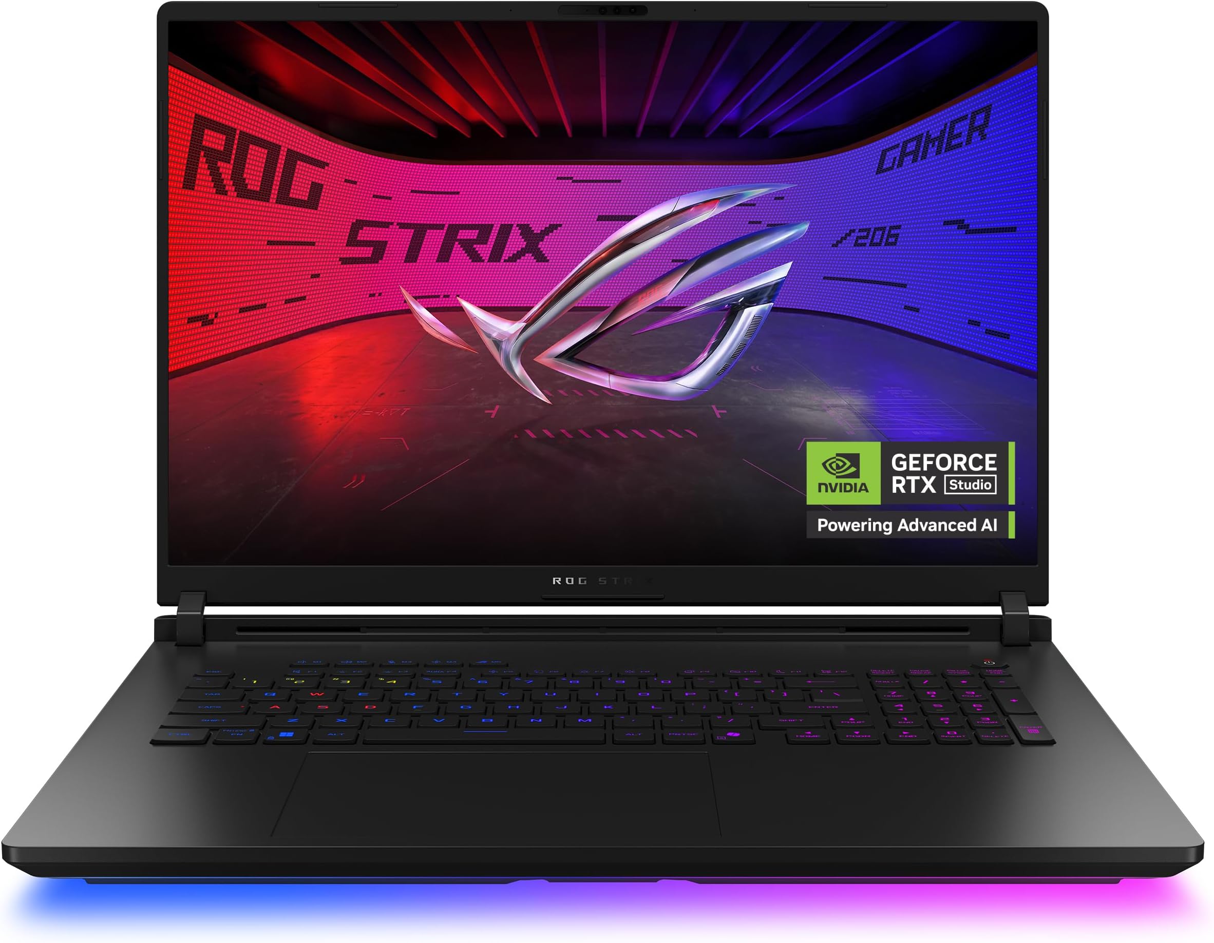 ROG Strix SCAR 18 G835LX-SA047W Gaming Laptop CORE ULTRA 9/64GB/2TB PCIE G4 (PERFORMANCE) SSD+2TB PCIE G4 (PERFORMANCE) SSD/NVIDIA RTX5090/24GB GDDR7/WIN11 HOME/18.0/Eng-Arb Keyboard/BLACK