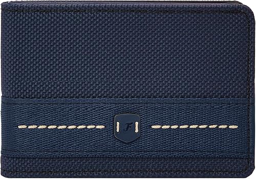 Miniatura 4 de Fossil Cartera de cuero delgada y minimalista con bolsillo frontal para hombre