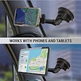 Scosche MP2WDLHD MagicMount™ Pro2 XL Support de téléphone portable à ventouse robuste avec bras long pour pare-brise/tableau de bord avec stabilisateur anti-secousses pour iPhone, Android, tablette, - 6
