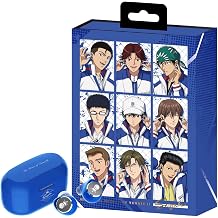 AVIOT TE-V1R-TP The Prince of Tennis II Collaboration Wireless Earbuds, Special Package, Design, English & Japanese Special Voice, Adaptive Noise Cancelling, Wireless Charging Case, Bluetooth 5.3