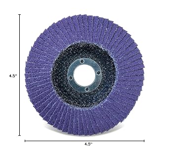 CGW Abrasives PSG Extreme II Flap Discs 42881-4-1/2 X 5/8-11 PSG 40 Plastic W/HUB (Pack of 10)