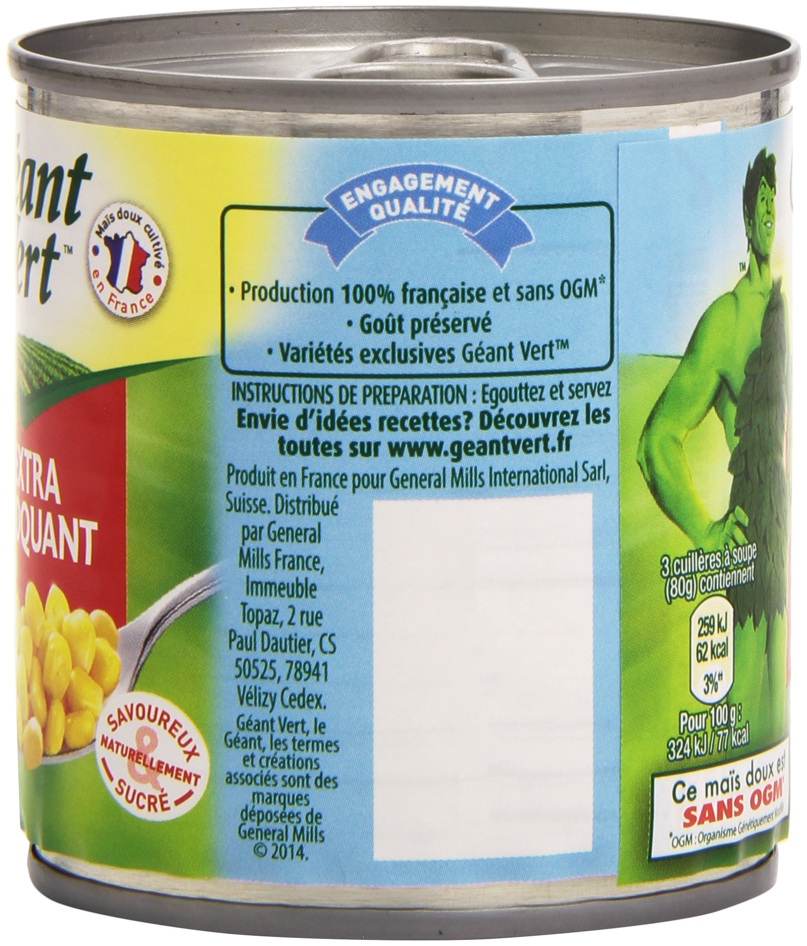 Géant Vert - Maïs Ultra Croquant 3 x 150 g