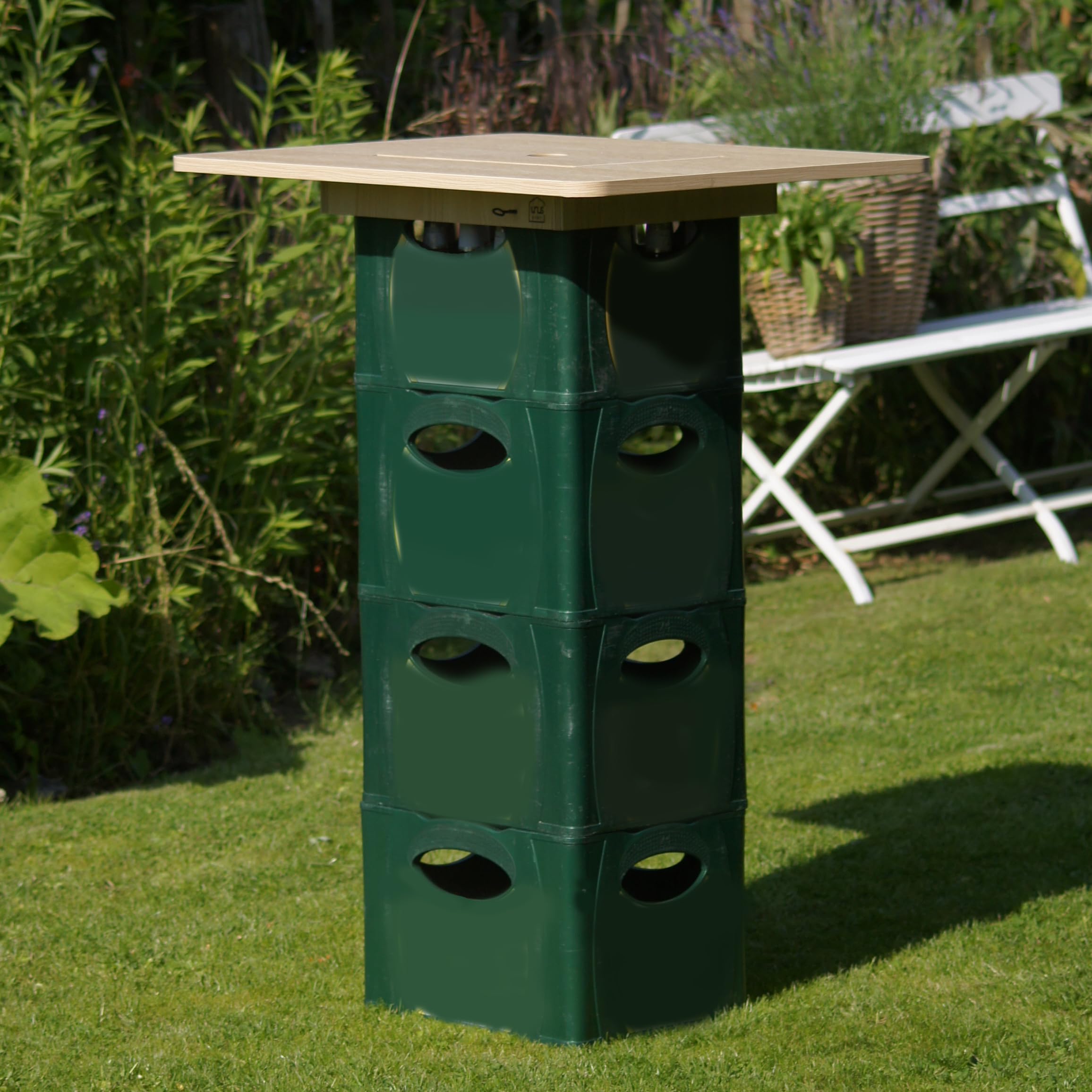Statafel van beton en hout: perfect voor je tuin | Bosch DIY