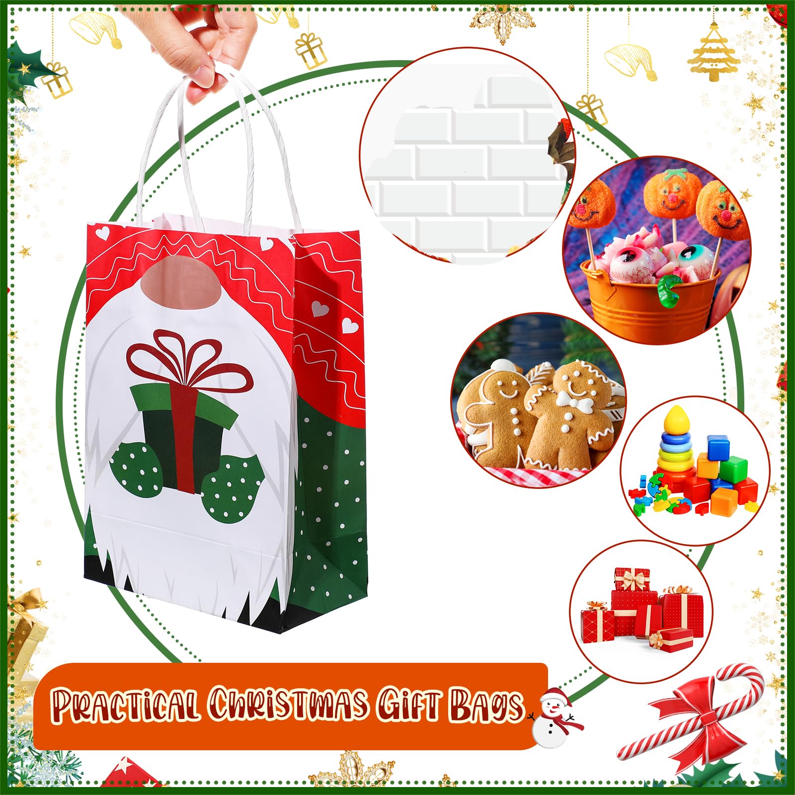 Porte-clés De Noël Mignon, Père Noël En Peluche, Décoration