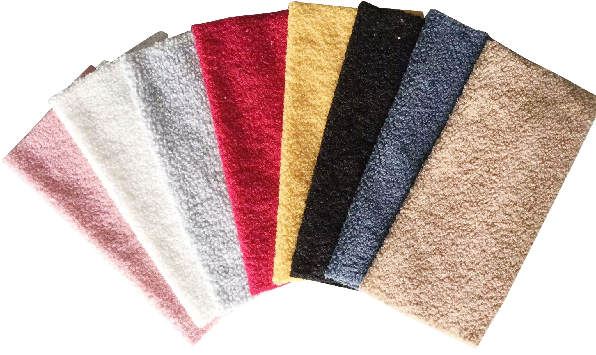 longshine-us8pcs 12 x 12 Inch Handmade DIY Crystal Fabric Lamb Velvet Teddy Velvet Short Plush Decorative Jewelry Cloth Toy Cloth Fabric Sheet Pack DIY Craft Patchwork Sewing Squares Assorted Colors