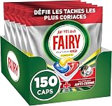 Fairy Platinum Plus Dishwasher Tablets Lemon, 150 Capsules, Impeccable Clean Even in Quick Cycles Without Pre-Wash, Anti-Dull Technology, Super Shine Function, Filter Clean - 1