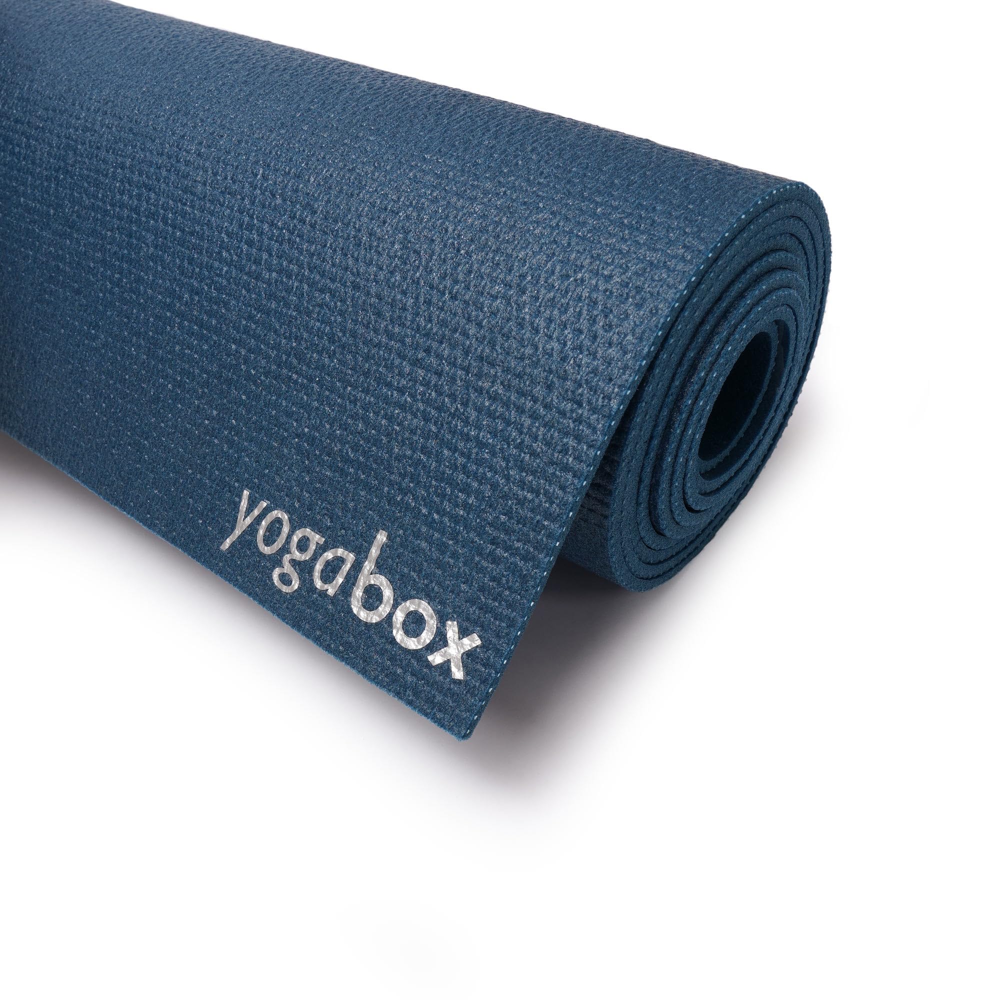 Yogabox Studio Yogamatte PREMIUM - 183 cm x 80 cm x 4.5 mm (LxBxH) - Fitnessmatte, Pilatesmatte, Gymnastikmatte - OEKO TEX 100 P1 - Made in Germany