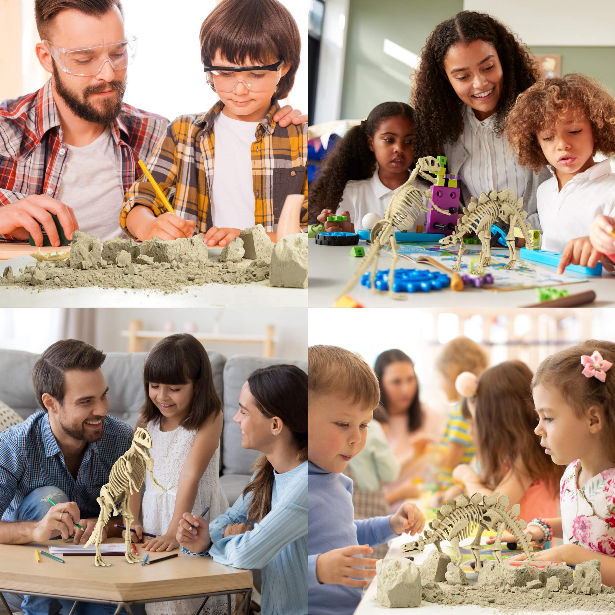 Buy DIY Dinosaur Excavation Kit Dino Fossil Kit Dig Up Dinosaurs