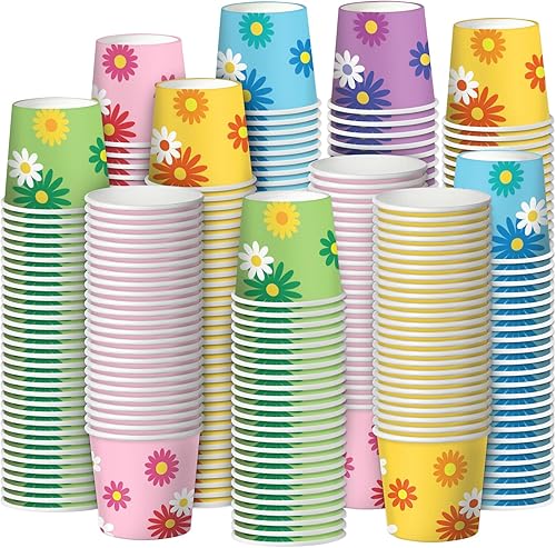 Nuenen Paquete de 500 tazas de papel desechables de 3 onzas para enjuague bucal pequeñas, mini tazas de café expreso para bebidas calientes o frías,