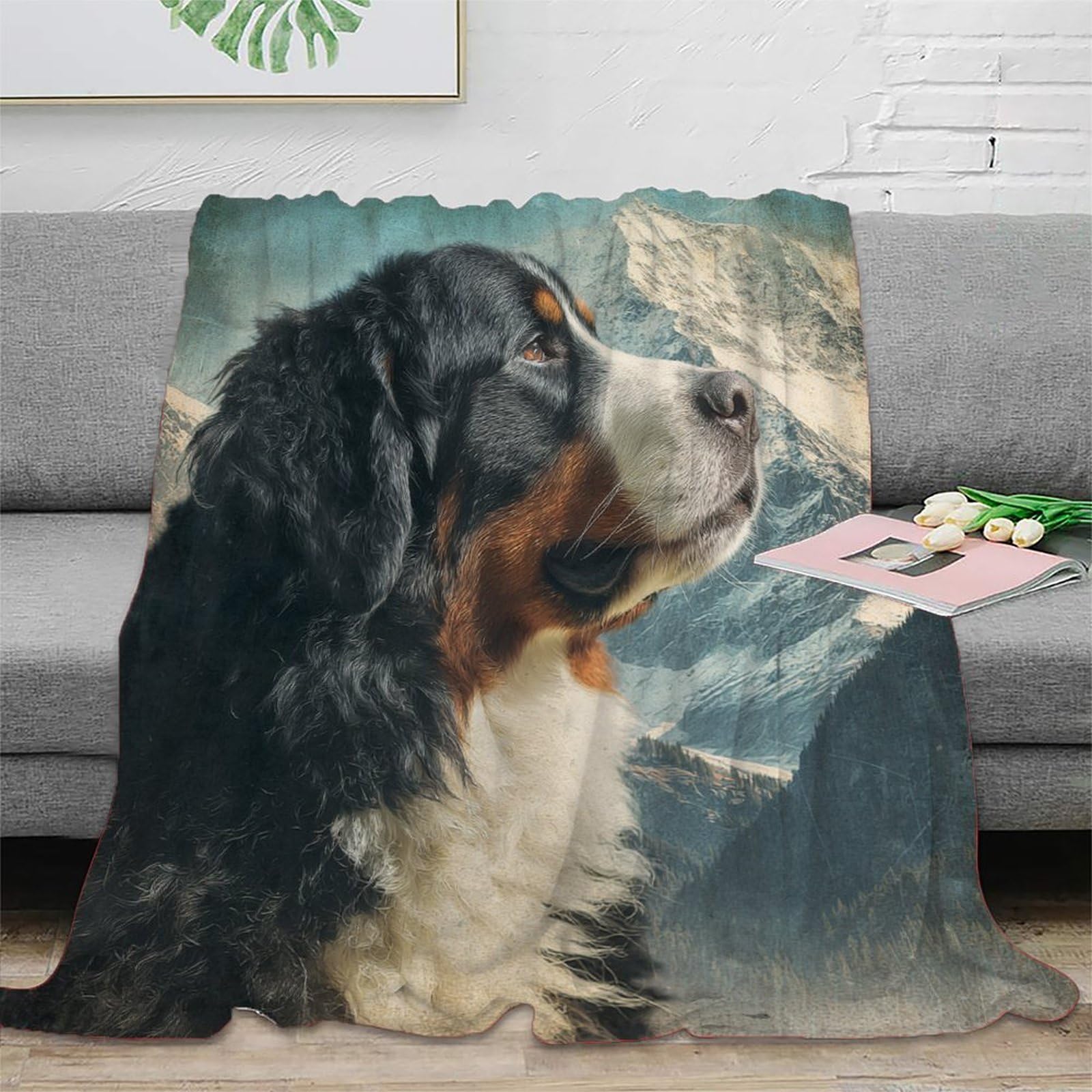 Couverture Bouvier Bernois 180x200 cm le cadeau parfait pour aventurier