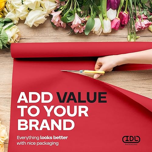 Vista 261 de Rollo de papel kraft marrón de 24 x 2160 pulgadas (180 pies), paquete de 4 – Papel de embalaje marrón hecho en Estados Unidos de 30 libras de grosor