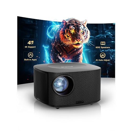 Outdoor 4K WiFi Bluetooth Smart Projector (ONOAYO ONO5Pro)