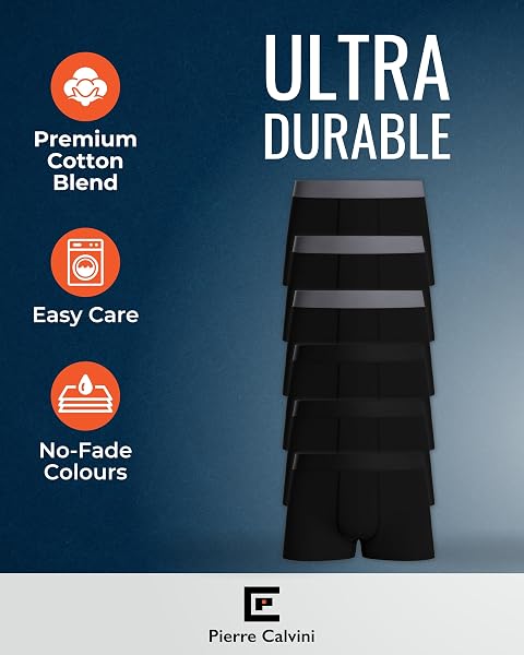 Pierre Calvini Boys Boxers (6/12 Pack) β Soft & Breathable Cotton Boys Boxer Shorts β Durable, Breathable & Anti-Chafing Cotton Boxer Shorts β Comfortable, Multipack Kids Boxers (Ages 5-13) - 3