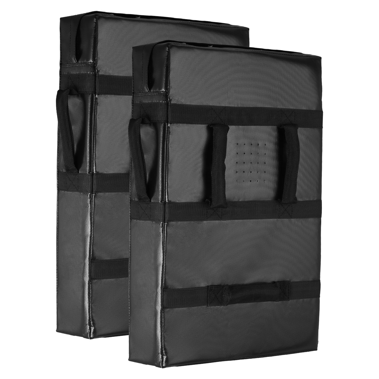 VEVOR Bouclier de Percussion de Rugby 60x40,5 cm 2PCs, Matériels d’Entraînement de Football Américain en Éponge Haute Densité, Coussinets de Blocage avec Poignées, Équipement pour Hockey, Crosse