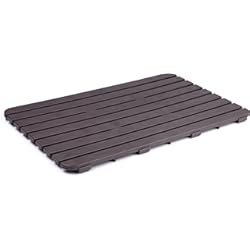 Revestimiento Para Bañeras Tatay Tarima de Ducha Rectangular de plástico Resistente, Acabado Efecto Madera, con protección Anti-UVA, antidesliante, con Tacos de Goma en la Base.
