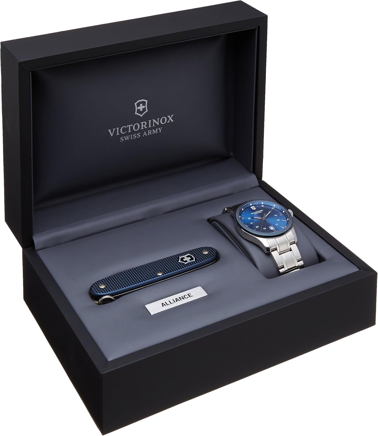 Swiss Army ltext-Orologio da polso al quarzo in acciaio inox 241711,1 Swiss Army ltext-Orologio da polso al quarzo in acciaio inox 241711,1