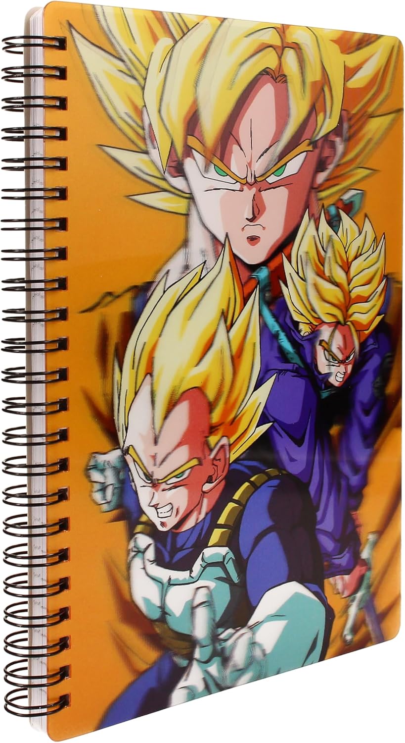 REDSTRING - 3D Dragon Ball Z Saiyans Notebook, Multicolor (RS531135)